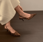 High-end leopard print high heels for women - Image 3