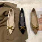 Chanel style flat shoes for women