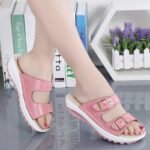 Genuine leather sandals for women