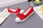 shallow mouth spring canvas shoes women - Image 10