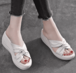 Soft leather thick-soled sandals for women - Image 2