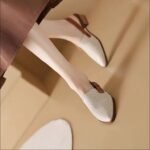 Women's Soft Lambskin Sandals French Retro - Image 3