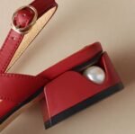 Women's Soft Leather Round Toe Low Heel Summer 2026 - Image 9