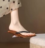 Retro Flip-Flops For Women Lazy Style Sandals. - Image 5