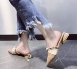 genuine leather mid-heel women’s shoe - Image 6