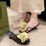 Niche Design Floral Stiletto Roman Sandals - Image 5