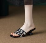 heel patent leather women shoe - Image 9