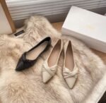 New Arrival Chanel-Style Pointed Toe Flat Shoes - Image 6