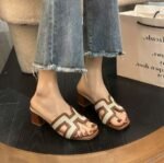 Chunky High-Heeled Sandals For Women - Image 7