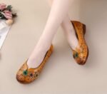 Ethnic Style Genuine Leather Hollow-Out Sandals for Women - Image 6