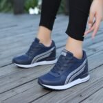 Women's Sneakers With Hidden Heel Lift - Image 2