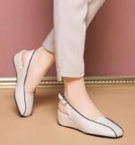 Box heel closed toe sandals 2026