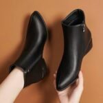 Women's Plus-Size Fashionable Ankle Boots - Image 2