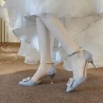 Square buckle one-strap high heels for women - Image 10