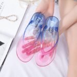 Crystal Jelly Beach Sandals for Women