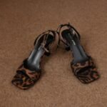 French Style Heeled Versatile Open Back Shoes - Image 5