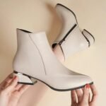 Women's Plus-Size Fashionable Ankle Boots