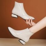 Women’s Plus-Size Fashionable Ankle Boots - Image 3