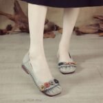 Top-Grain Cowhide Flat Casual Women's Shoes - Image 5