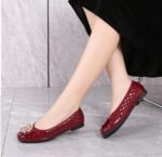 Toe Patent Leather Single Shoes Women's - Image 3
