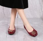 Toe Patent Leather Single Shoes Women's - Image 7