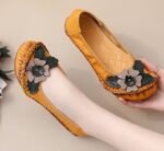 Floral Single Shoes Casual Flat Women's Shoes - Image 6