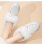Women's TEMU Furry Shoes Plus Size Bow Snow Boots - Image 6