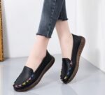 Slip-On Non-Slip Casual Genuine Leather Loafers - Image 2