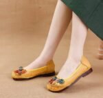 New Style Soft-Soled Low-Heel Women's Shoes Ethnic Style - Image 7