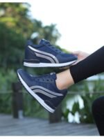 Women's Sneakers With Hidden Heel Lift - Image 8