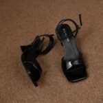 French Style Heeled Versatile Open Back Shoes - Image 4