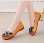 Floral Single Shoes Casual Flat Women's Shoes