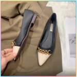 Soft Leather Retro Flat Shoes - Image 2