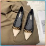 Soft Leather Retro Flat Shoes