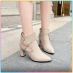 Zipper Leather Women’s Boots - Image 2