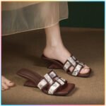 Heel Patent Leather Women Shoe