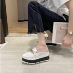 Thick Sole Wedge Heel Toe Slippers Women - Image 12