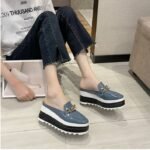 Thick Sole Wedge Heel Toe Slippers Women - Image 13