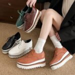 Women's Shoes with Round Toes and High Heels - Image 9