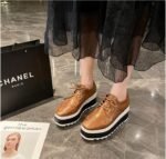 New Korean Style Lace-up Patent Leather - Image 2