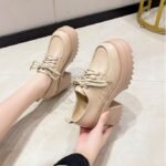Color Single Shoes British Style Small Leather Shoe - Image 5
