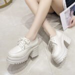 Color Single Shoes British Style Small Leather Shoe - Image 7