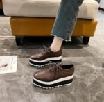 New Korean Style Lace-up Patent Leather - Image 3