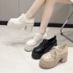 Color Single Shoes British Style Small Leather Shoe - Image 8