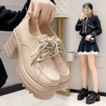 Color Single Shoes British Style Small Leather Shoe - Image 9