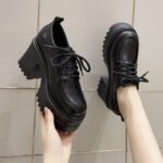 Color Single Shoes British Style Small Leather Shoe - Image 2