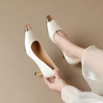 High Heels for Women with Skirts and Elegant Flats