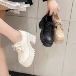 Color Single Shoes British Style Small Leather Shoe - Image 4
