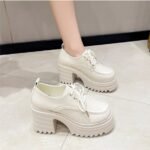 Color Single Shoes British Style Small Leather Shoe - Image 3