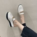 Thick Sole Wedge Heel Toe Slippers Women - Image 3